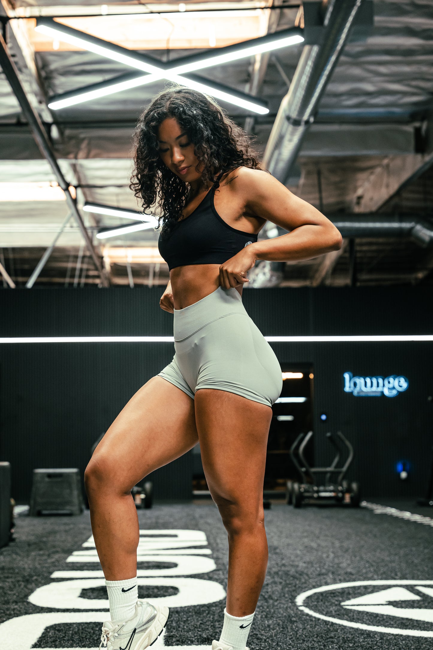 Sage Green Seamless shorts