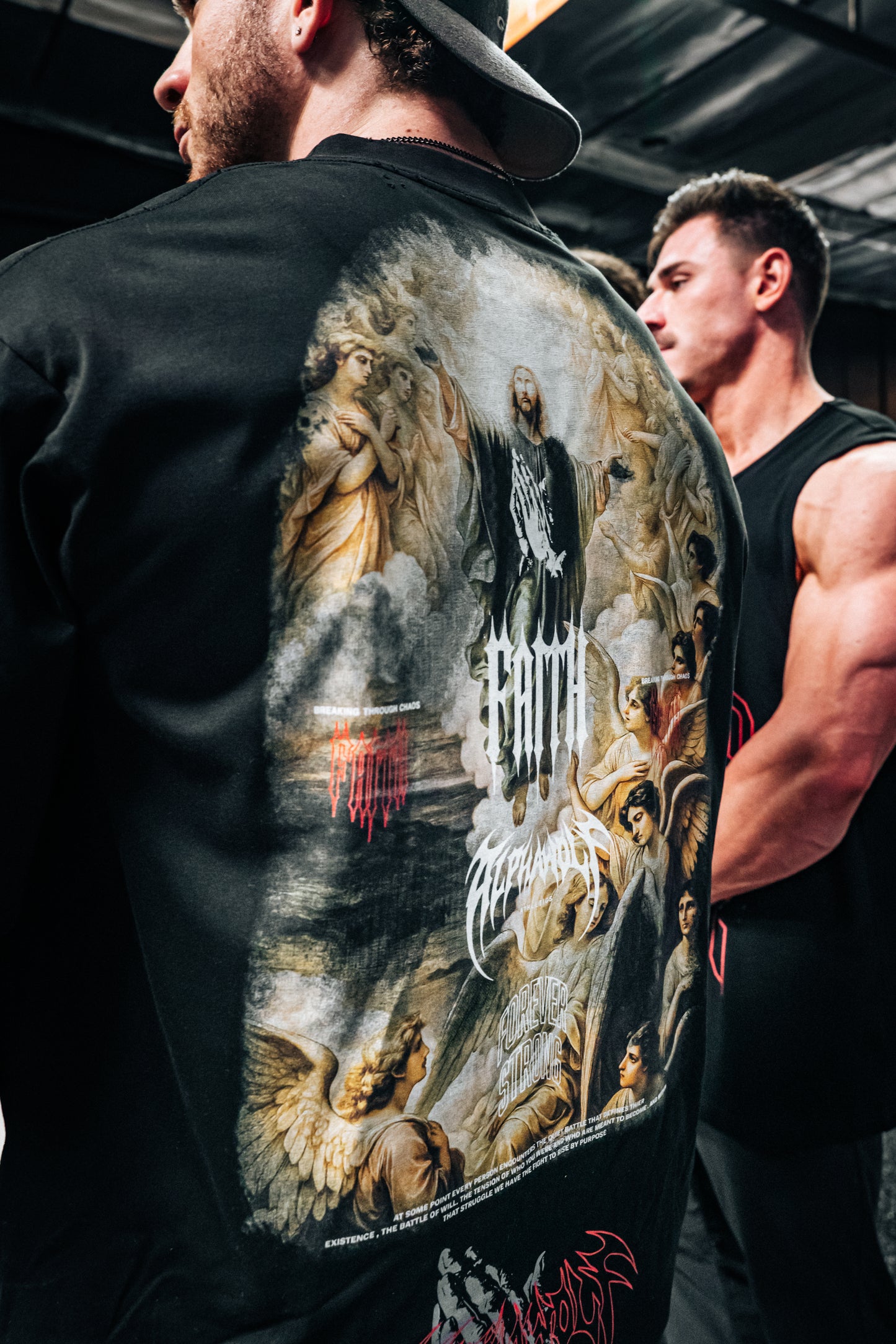 FAITH THROUGH CHAOS – OVERSIZED TEE