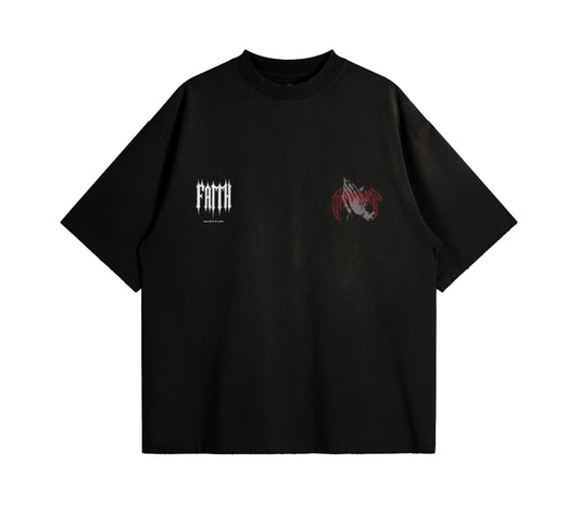 FAITH THROUGH CHAOS – OVERSIZED TEE