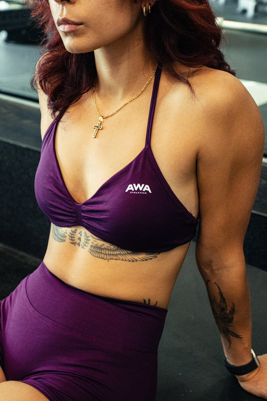 AWA 2.0  purple sports top